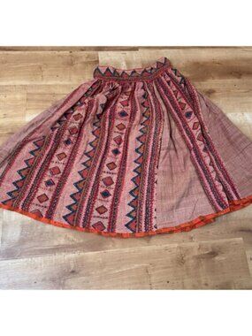 Gorgeous Vintage Mayan Hand-Woven Skirt – Southwestern Boho Chic + Pockets!